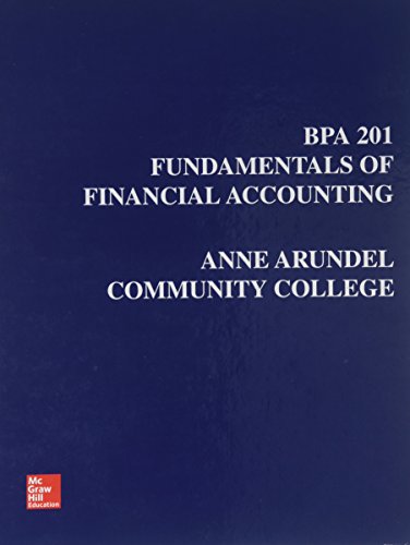 Stock image for Fundamentals Of Financial Accounting, Custom for AACC BPA201 for sale by BookHolders