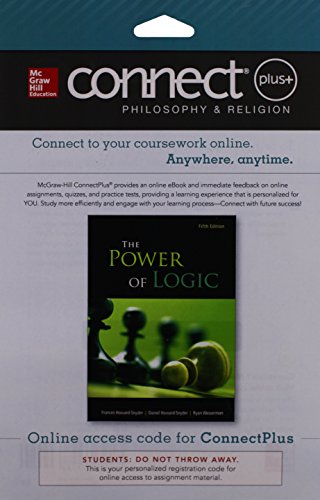 Beispielbild fr Connect Access Card for The Power of Logic zum Verkauf von One Planet Books