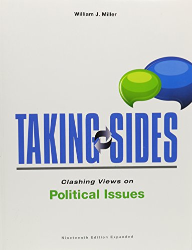 Stock image for Taking Sides: Clashing Views on Political Issues, Expanded for sale by HPB-Red