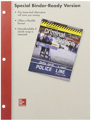 Stock image for Looseleaf for Introduction to Criminal Justice for sale by HPB-Red
