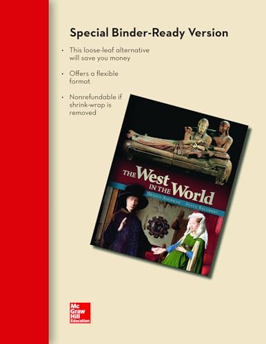 Beispielbild fr Looseleaf for The West in the World, Vol II: From the Renaissance zum Verkauf von BooksRun