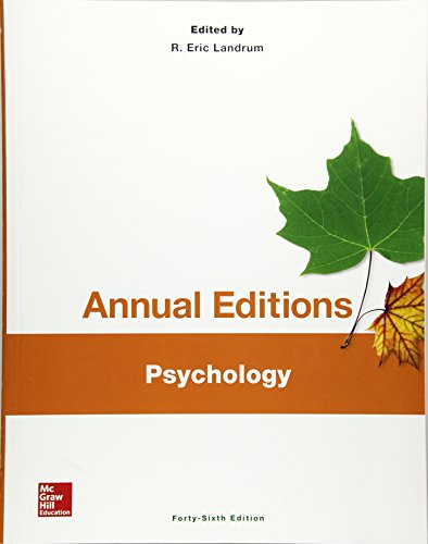 Stock image for Annual Editions: Psychology, 46/e for sale by Better World Books