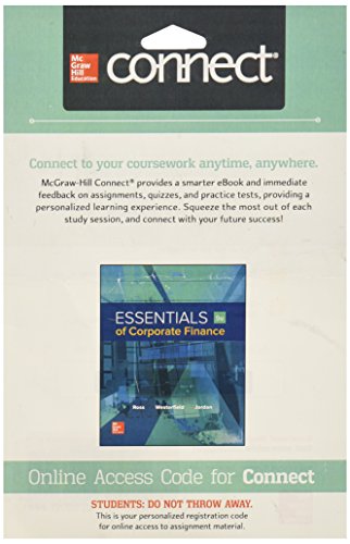Stock image for Connect 1-Semester Access Card for Essentials Corporate Finance for sale by Textbooks_Source