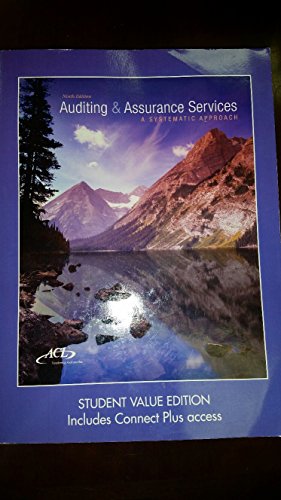 9781259352423: Auditing & Assurance Services: A Systematic Approach (9e) [Custom for Kent State University]