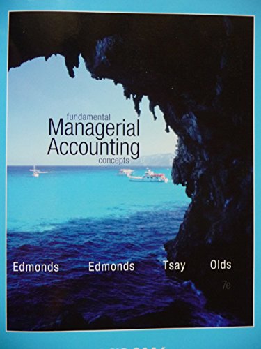 Imagen de archivo de Fundamental Managerial Accounting Concepts a la venta por BookHolders