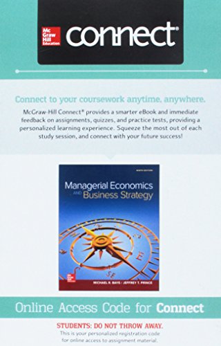 Stock image for Connect Access Card for Managerial Econnomics for sale by Books Unplugged