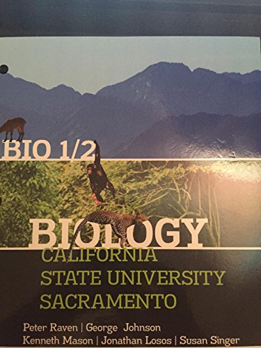 Imagen de archivo de Biology: Bio 1/2 California State University Sacramento a la venta por HPB-Red