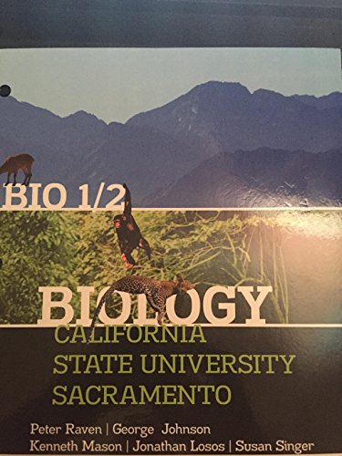 Stock image for Biology: Bio 1/2 California State University Sacramento for sale by HPB-Red