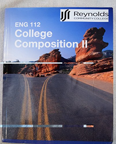 Stock image for ENG 112 College Composition II JSRCC for sale by SecondSale