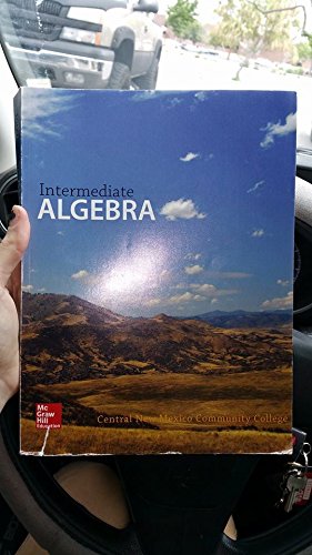 Beispielbild fr Intermediate Algebra Cnm Custom zum Verkauf von ThriftBooks-Dallas