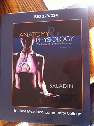Stock image for Anatomy & Physiology The Unity of Function and Form seventh edition BIO 223/22 for sale by ThriftBooks-Dallas