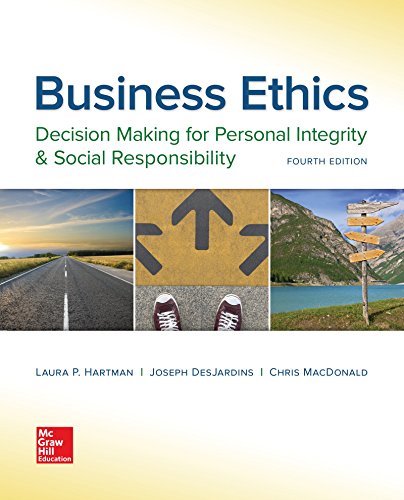 Stock image for Business Ethics: Decision Making for Personal Integrity & Social Responsibility for sale by HPB-Red
