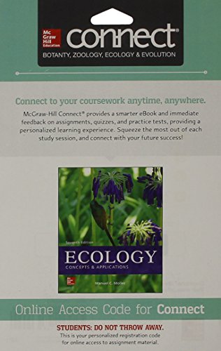 Stock image for Connect 1 Semester Access Card for Ecology: Concepts and Applications (NEW!!) for sale by BookHolders