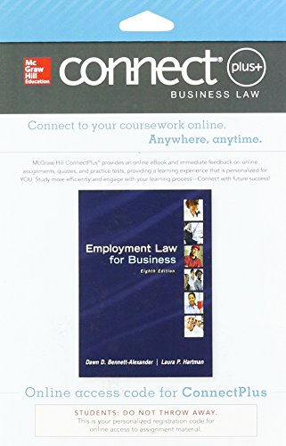Imagen de archivo de Connect Access Card for Employment Law a la venta por BooksRun