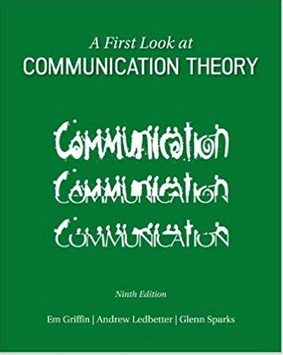 9781259445361: FIRST LOOK AT COMMUNICATION THEORY