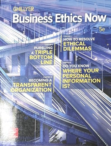 Imagen de archivo de Business Ethics Now a la venta por Better World Books