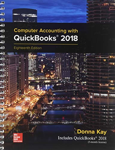 Stock image for Computer Accounting With Quickbooks 2018 for sale by HPB-Red