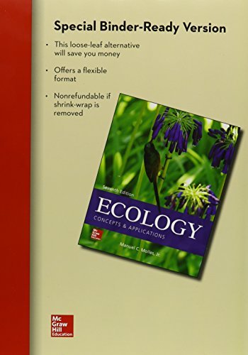 Imagen de archivo de Loose Leaf Ecology: Concepts and Applications with Connect Access Card (NEW!!) a la venta por BookHolders