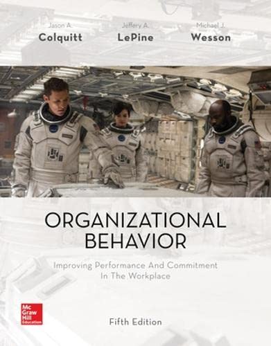 Stock image for Organizational Behavior: Improving Performance and Commitment in the Workplace for sale by BooksRun