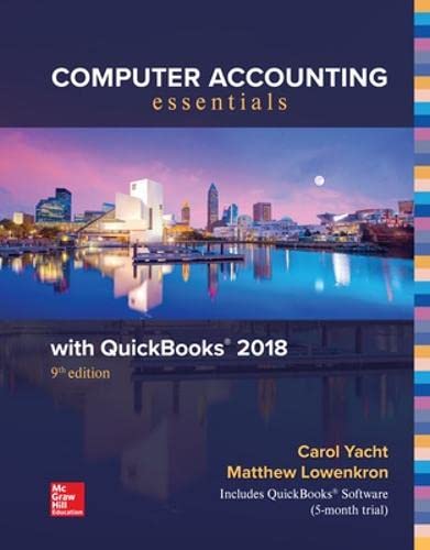 9781259545894: Computer Accounting Essentials Using QuickBooks 2018 (IRWIN ACCOUNTING)