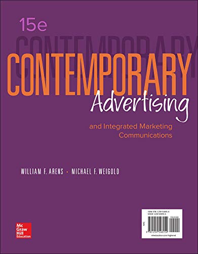 Beispielbild fr Contemporary Advertising Loose Leaf zum Verkauf von Revaluation Books