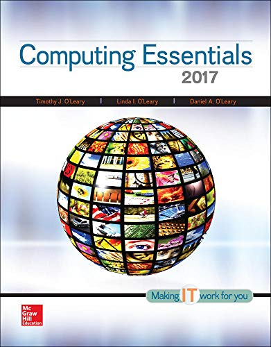 Stock image for Computing Essentials 2017 for sale by ThriftBooks-Dallas