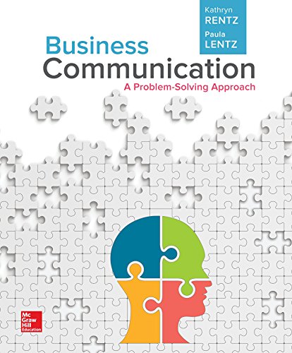 Stock image for Business Communication: A Problem-Solving Approach (Loose-Leaf) for sale by BooksRun