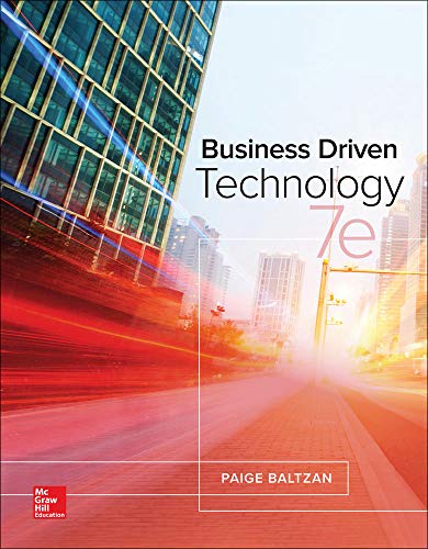 Imagen de archivo de Business Driven Technology a la venta por BooksRun