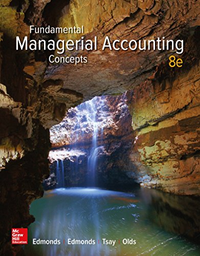 Beispielbild fr Fundamental Managerial Accounting Concepts zum Verkauf von SecondSale