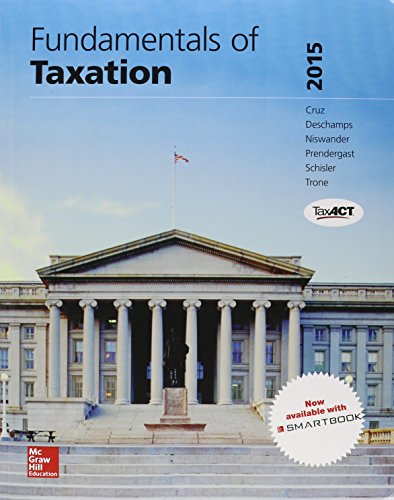 9781259570674: Fundamentals of Taxation 2015 + Taxact + Connect Access Card