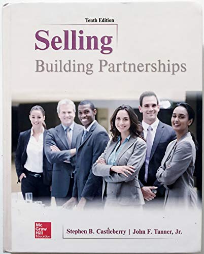 Imagen de archivo de Selling: Building Partnerships a la venta por BooksRun