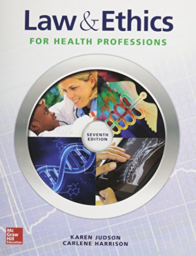 Stock image for Law and Ethics for Health Professions with Connect Access Card for sale by Pangea