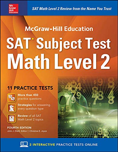 Stock image for Mcgraw-hill Education Sat Subject Test Math, Level 2 + Downloadable Practice Tests for sale by Revaluation Books