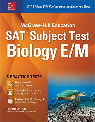 Stock image for McGraw-Hill Education SAT Subject Test Biology E/M 4th Ed. for sale by Your Online Bookstore