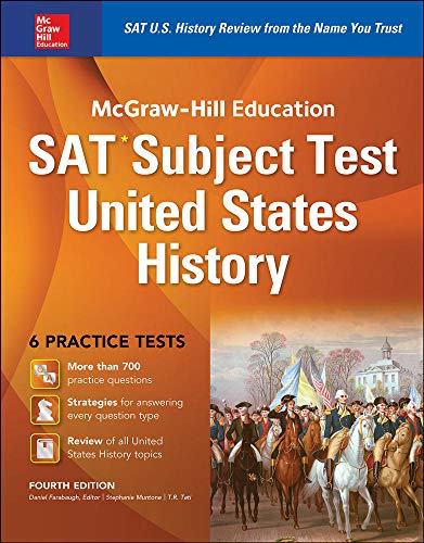 Imagen de archivo de McGraw-Hill Education SAT Subject Test US History 4th Ed a la venta por Open Books