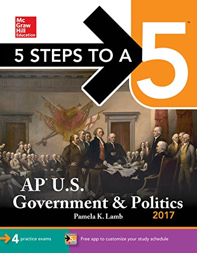 Stock image for 5 Steps to a 5: AP U.S. Government & Politics 2017 (McGraw-Hill 5 Steps to A 5) for sale by Your Online Bookstore