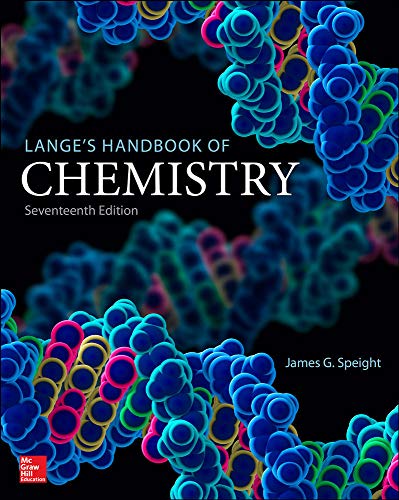 Beispielbild fr Lange's Handbook of Chemistry, Seventeenth Edition zum Verkauf von BooksRun