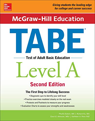 Imagen de archivo de McGraw-Hill Education Tabe Level A, Second Edition a la venta por ThriftBooks-Atlanta