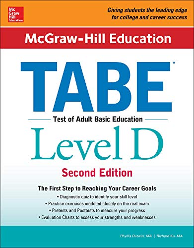 Imagen de archivo de McGraw-Hill Education TABE Level D, Second Edition a la venta por SecondSale