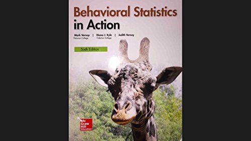 Stock image for BEHAVIORAL STAT.IN ACTION >CUSTOM< for sale by GF Books, Inc.