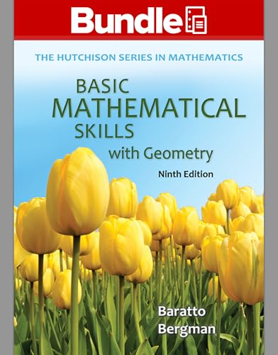 9781259606984: Basic Mathematical Skills With Geometry + Aleks 360, 11 Weeks Access