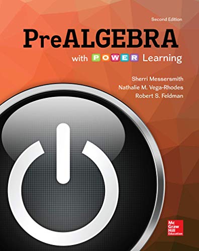 Imagen de archivo de Prealgebra with P.O.W.E.R. Learning a la venta por Textbooks_Source