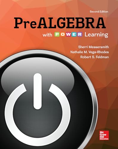 Stock image for Prealgebra with P.O.W.E.R. Learning for sale by One Planet Books