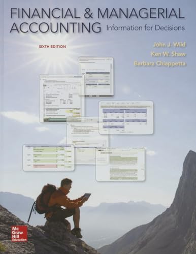 Stock image for Financial and Managerial Accounting with Connect for sale by Wizard Books