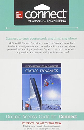 Stock image for Connect 1 Semester Access Card for Vector Mechanics for Engineers: Statics and Dynamics for sale by GoldBooks