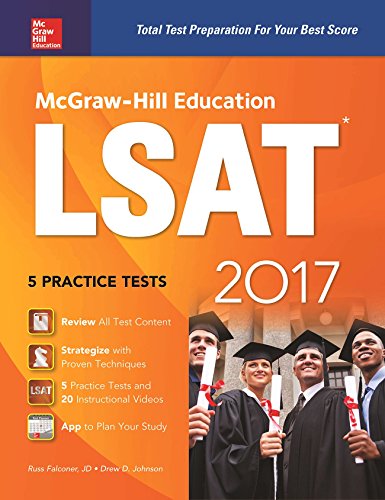 9781259642098: McGraw-Hill Education LSAT 2017 (Test Prep)