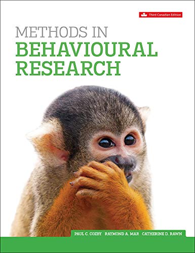 9781259654770: Methods In Behavioural Research