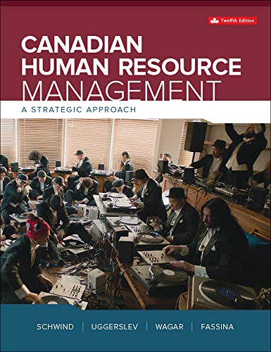 Beispielbild fr Canadian Human Resource Management zum Verkauf von Better World Books