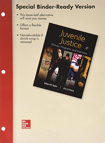 Stock image for Looseleaf for Juvenile Justice for sale by Irish Booksellers