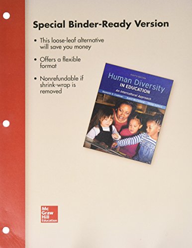 Stock image for Loose Leaf For Human Diversity In Education With Connect Access Card ; 9781259660757 ; 1259660753 for sale by APlus Textbooks